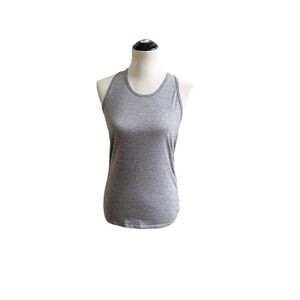 Athleta Gray Tie Back Athletic Tank Size Small Gym Yoga Outdoor